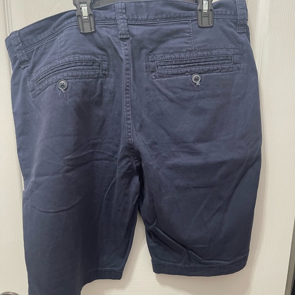 Arizona Jean Company Blue Flat Front Shorts - Picture 6 of 9